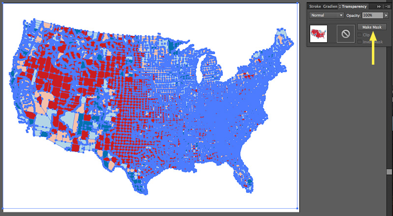 Chloropleth map of constituencies: how to evade visual deception