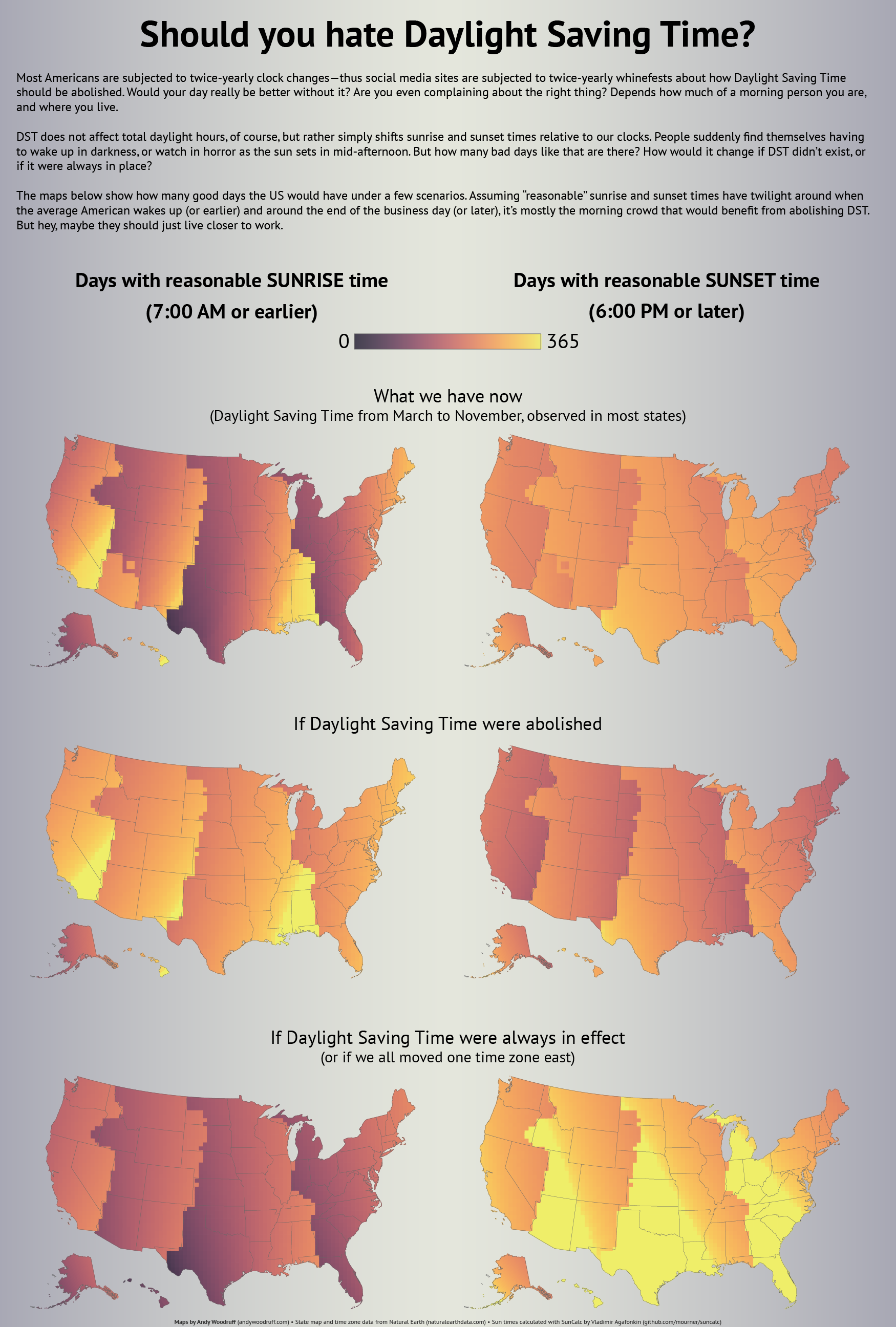 Map: The states in favor of yearlong daylight saving time