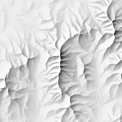 Shaded relief from the Eduard software