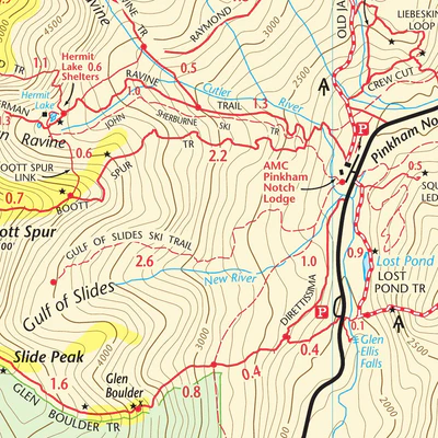 Trail map by Map Adventures