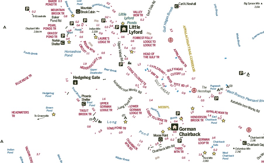 Map labels in isolation